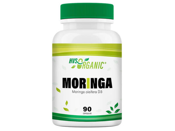 Moringa en Cápsulas 100% natural. Moringa oleifera D3. Alto en vitaminas y minerales. Producto homeopático.